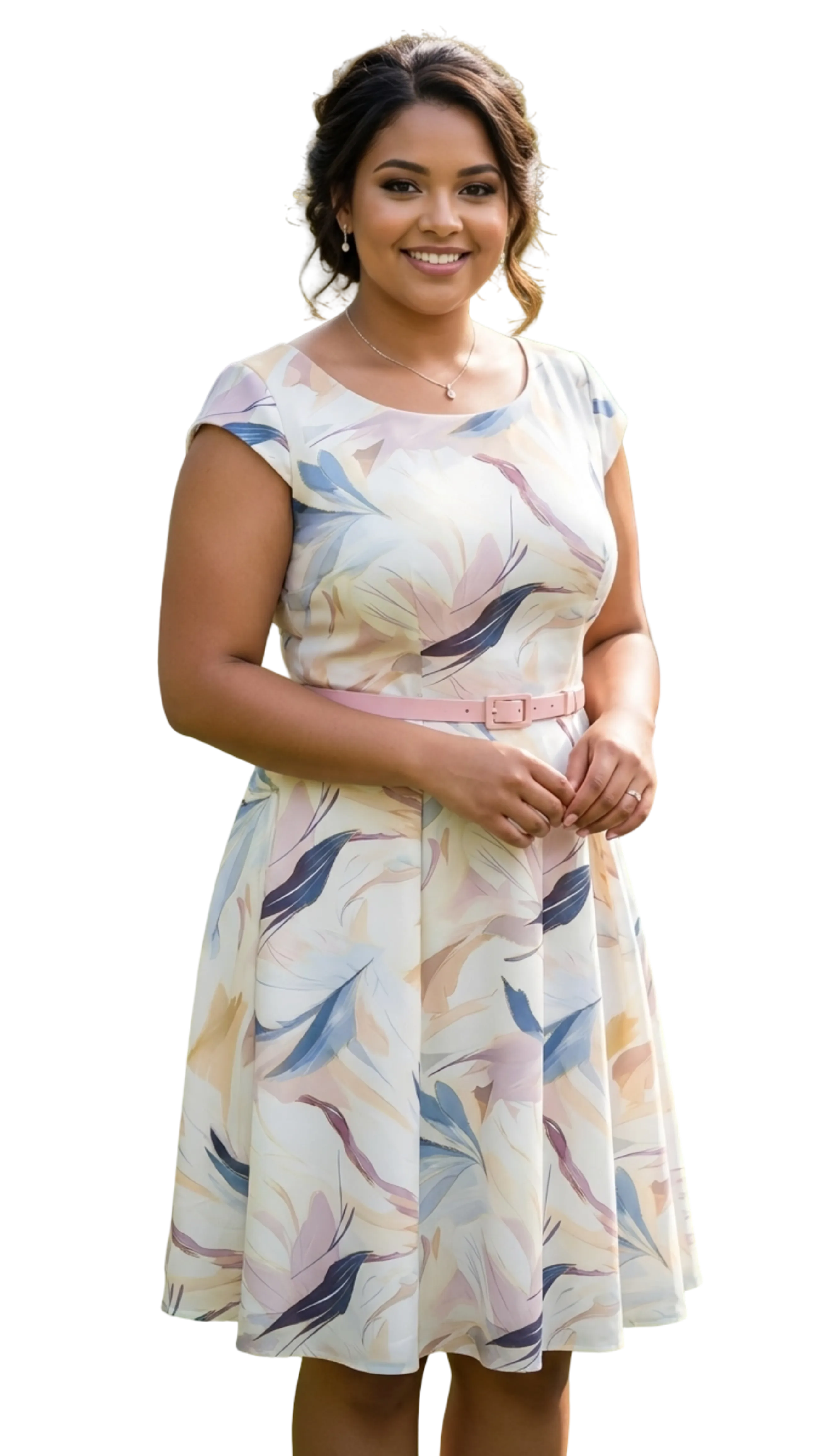 Gitta yellow pattern dress product image