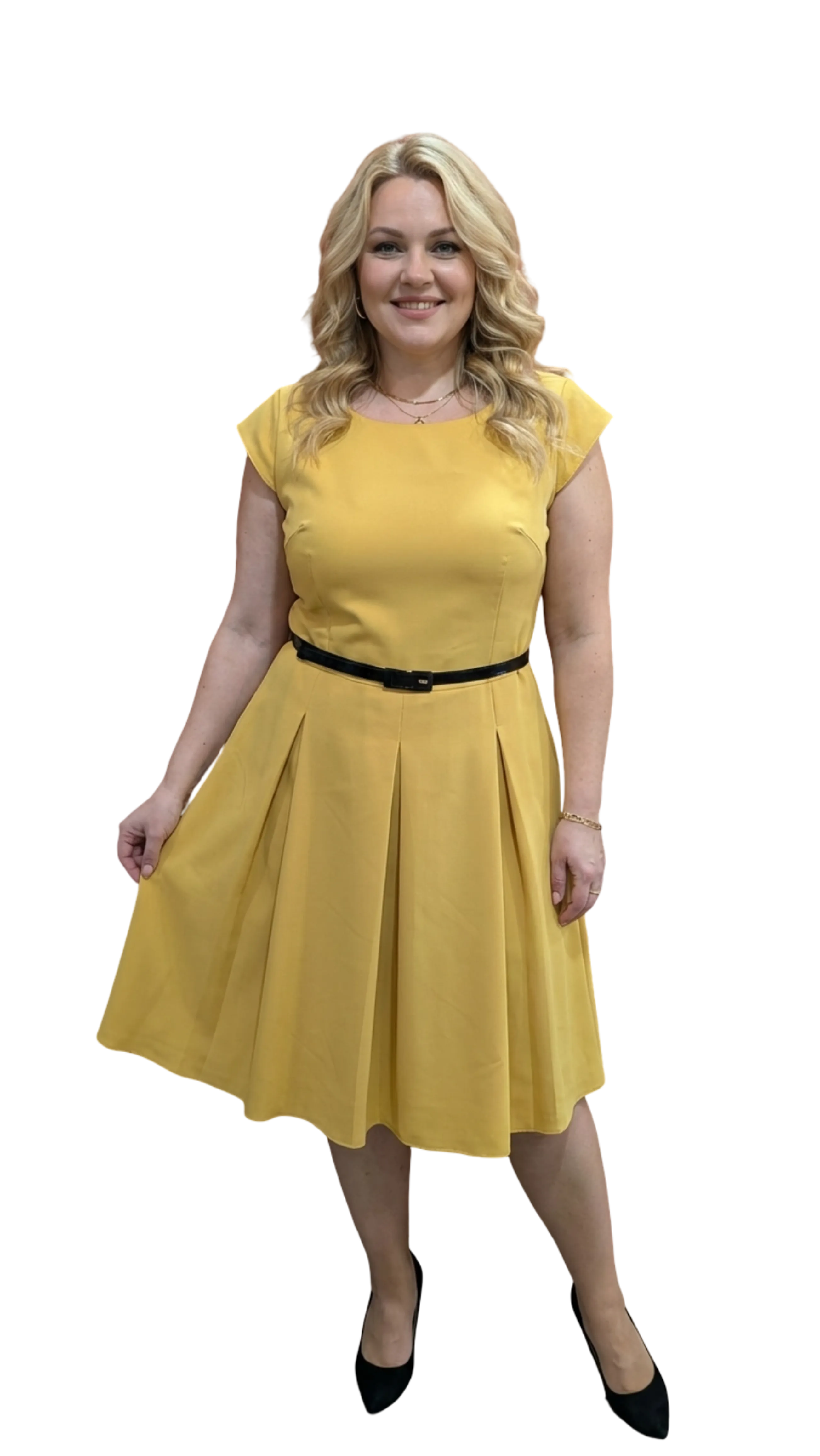 Gitta is yellow dress product image