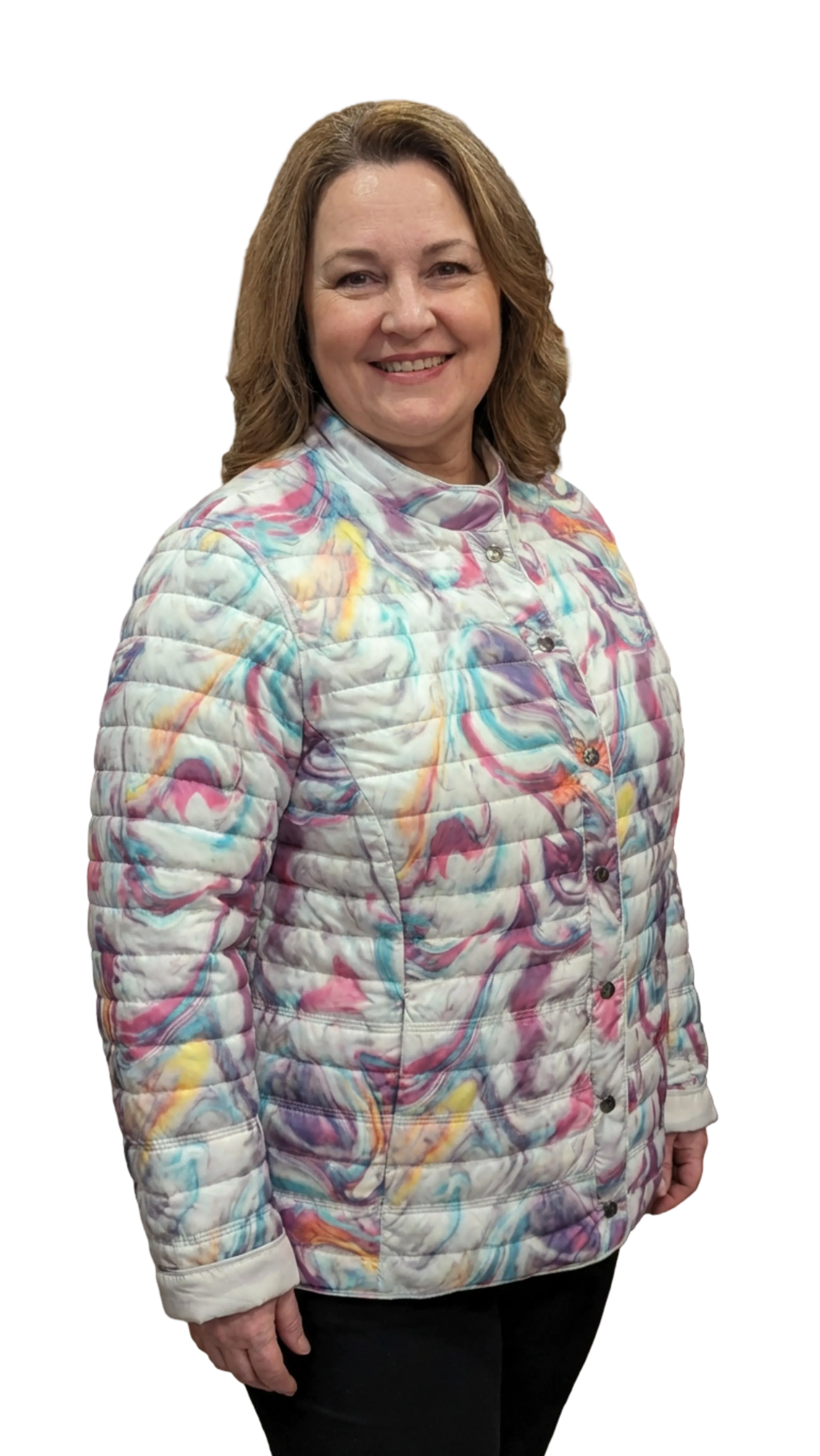 Slide white transition jacket product image