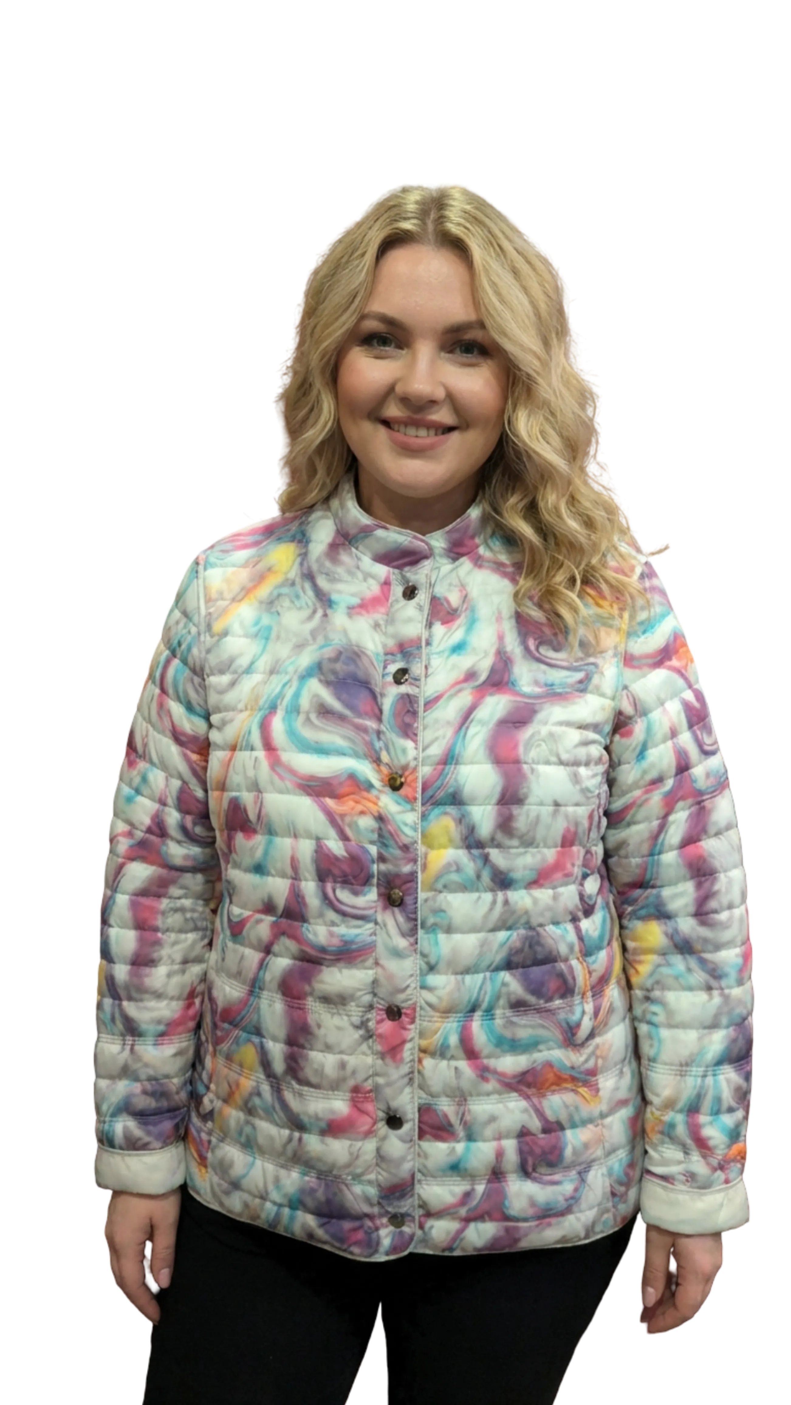 Slide white transition jacket product image