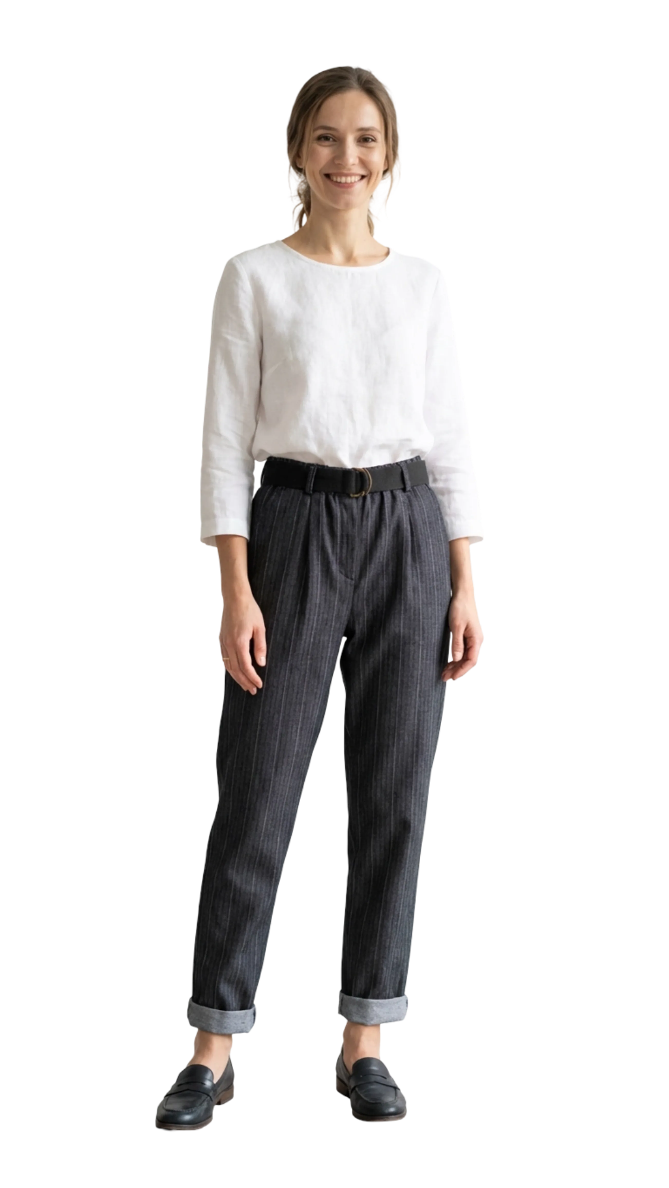 Dia jeans striped pants product image