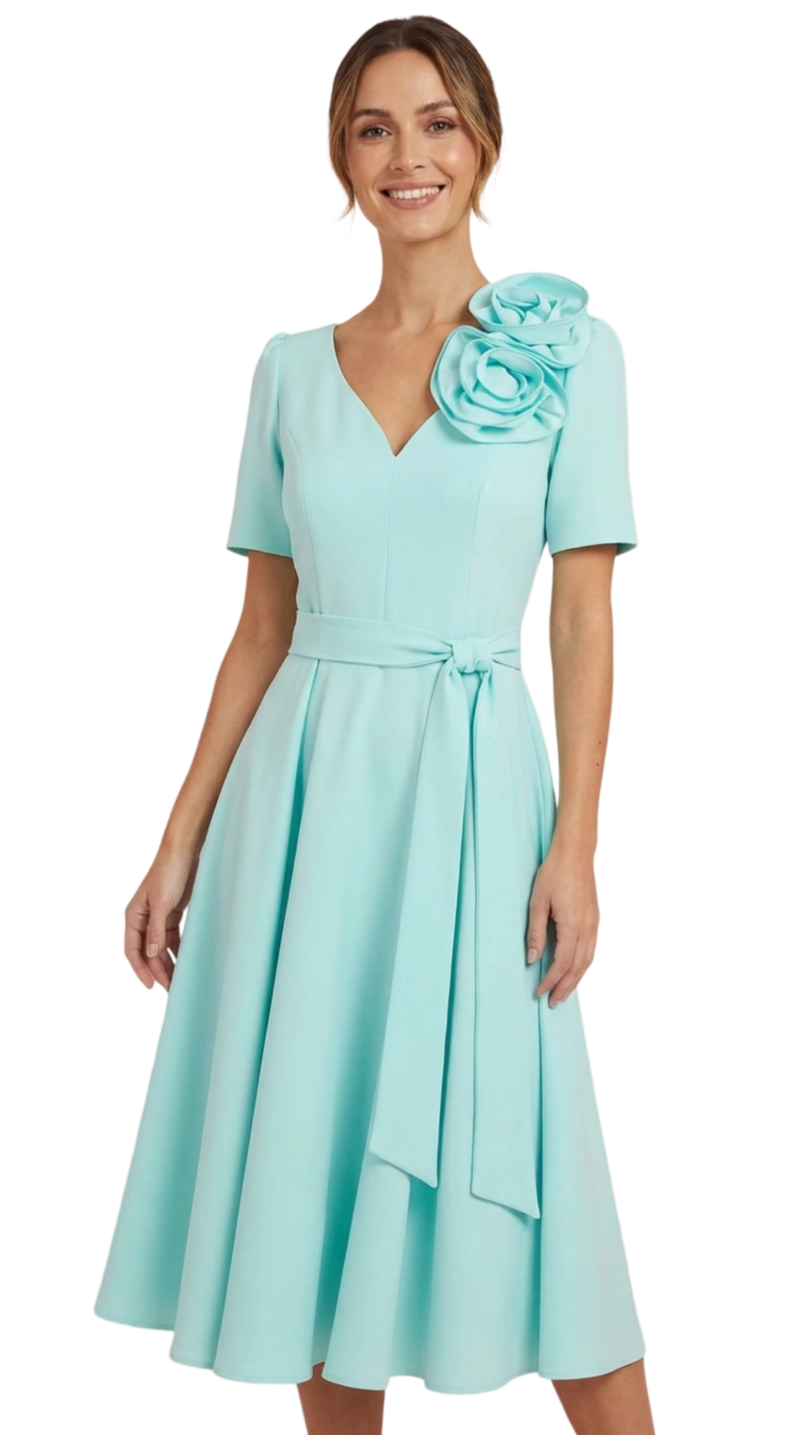 Elizabeth with turquoise rose dress product image